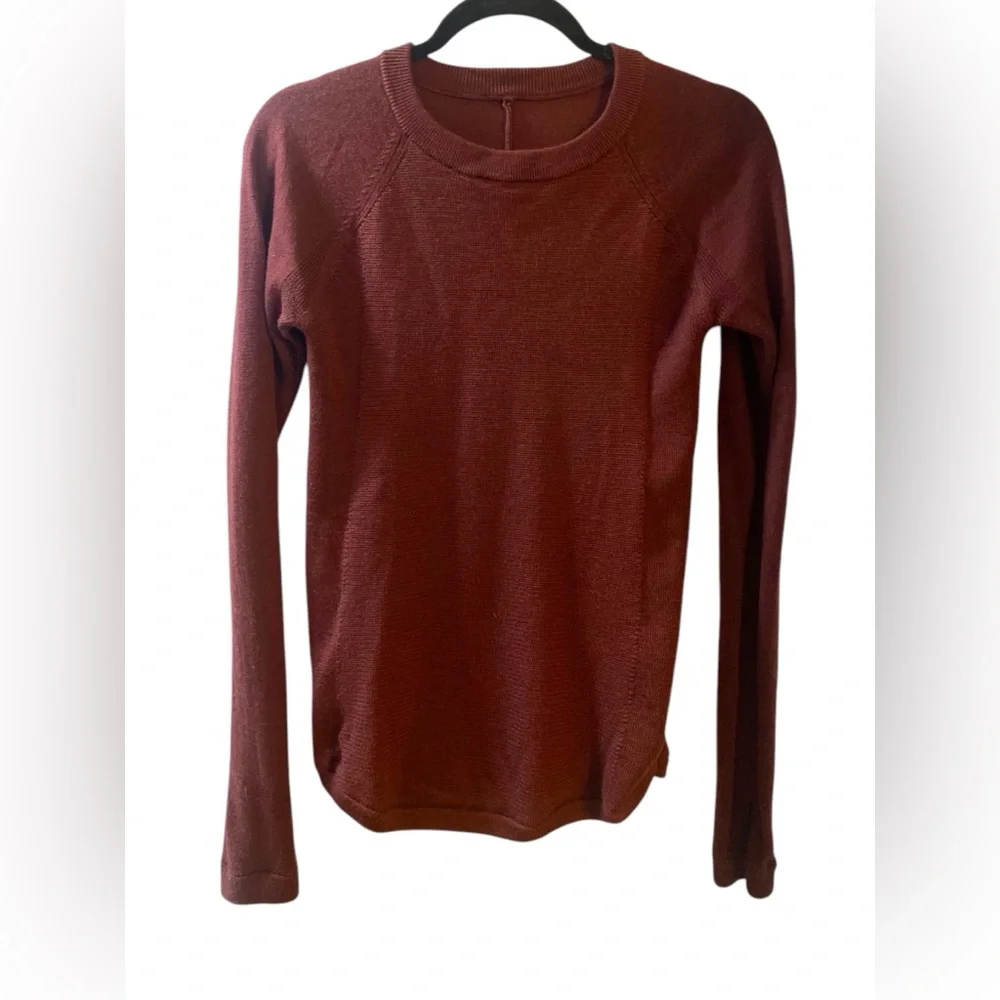 lululemon | small/size 4 Sit In Lotus Sweater Savannah - Picture 5 of 7